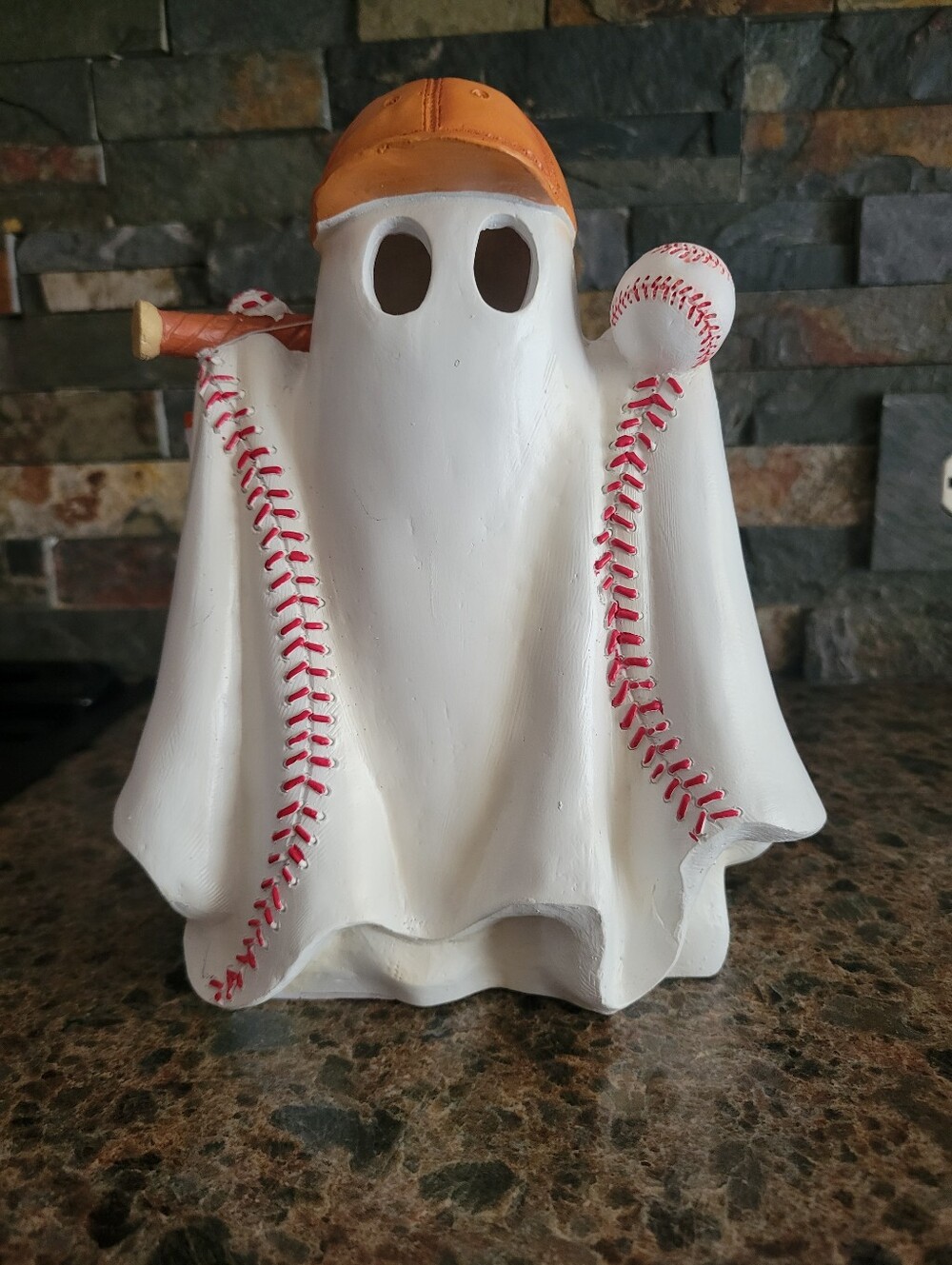 Spooky Hollow Baseball Ghost - Light Up - New With Tags